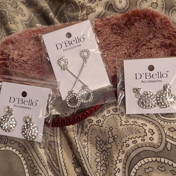 D'bello Jewelry - 🥂🌟D'bello earrings 3 sets. NWTIB